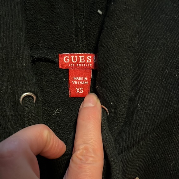 Guess Cropped Hoodie - Picture 2 of 4